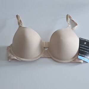 Ellen Tracy 34C Soft Lift T-Shirt Everyday Bra  Nude NWT